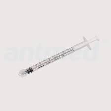Jeringas desechables de 1 ml con cierre Luer